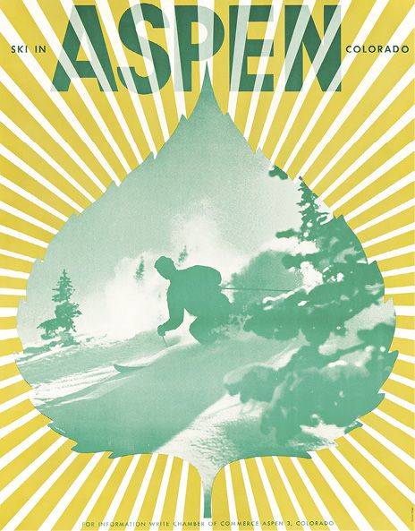 Herbert Bayer Aspen poster, 1946