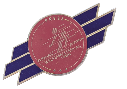 Aspen Winternational press pin