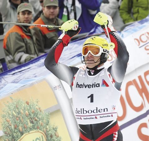 Kostelic: Victory at Adelboden