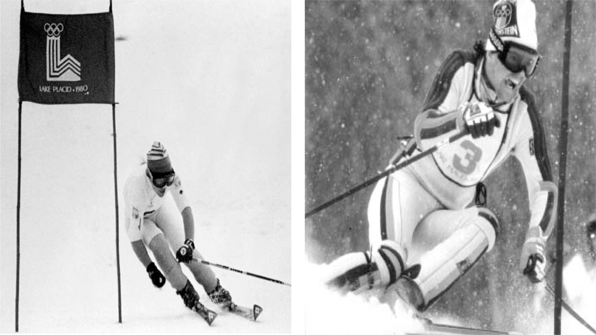 Presse sports : Reportage 'SKI ALPIN COUPE DU MONDE 1980 ANDREAS ET HANNI WENZEL