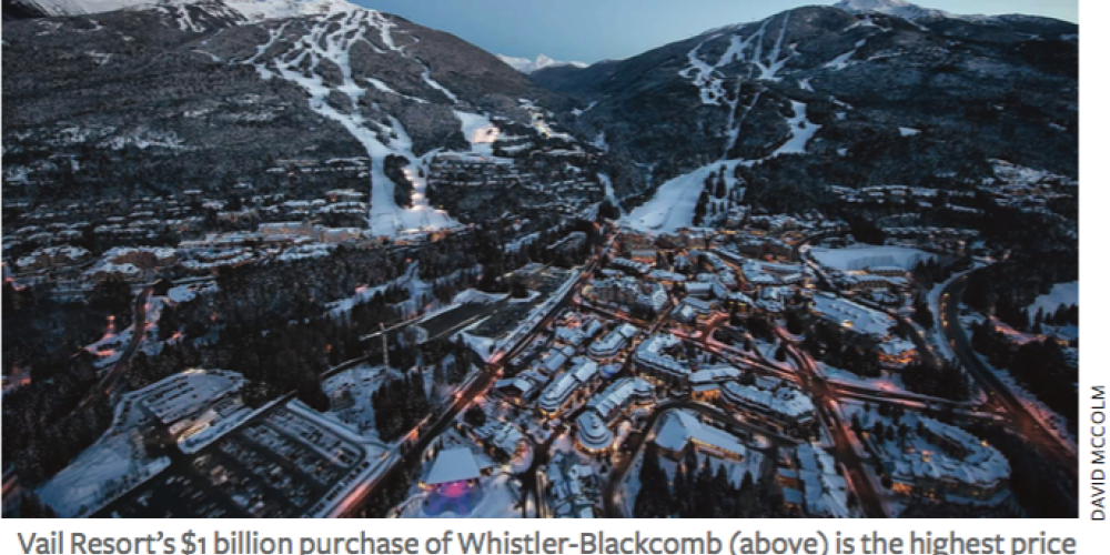 Vail Buys Whistler/Blackcomb