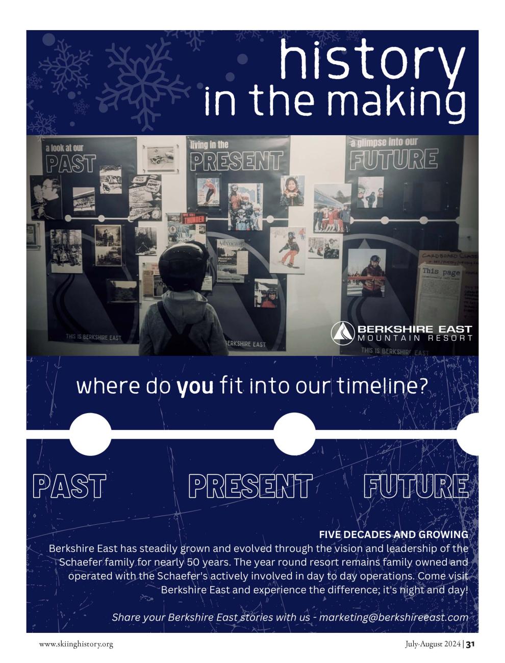 Sponsor page Berkshire East Skiing History