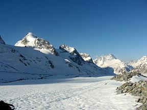 Ottema Glacier, with the Grand Combin