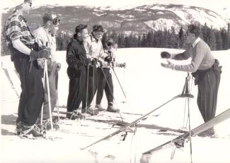 Klaus Obermeyer teaching at Aspen