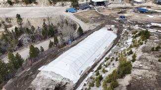 Bogus Basin snow storage