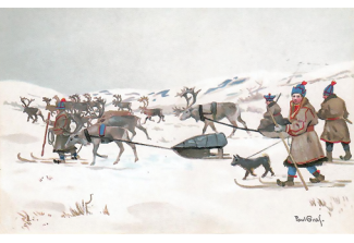 Herding Reindeer, PE Graf